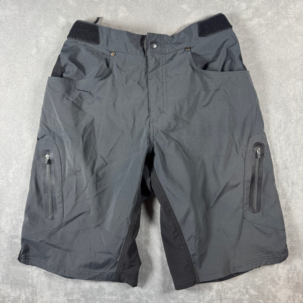 Zoic Ether Mens Mountain Bike Shorts Gray Medium